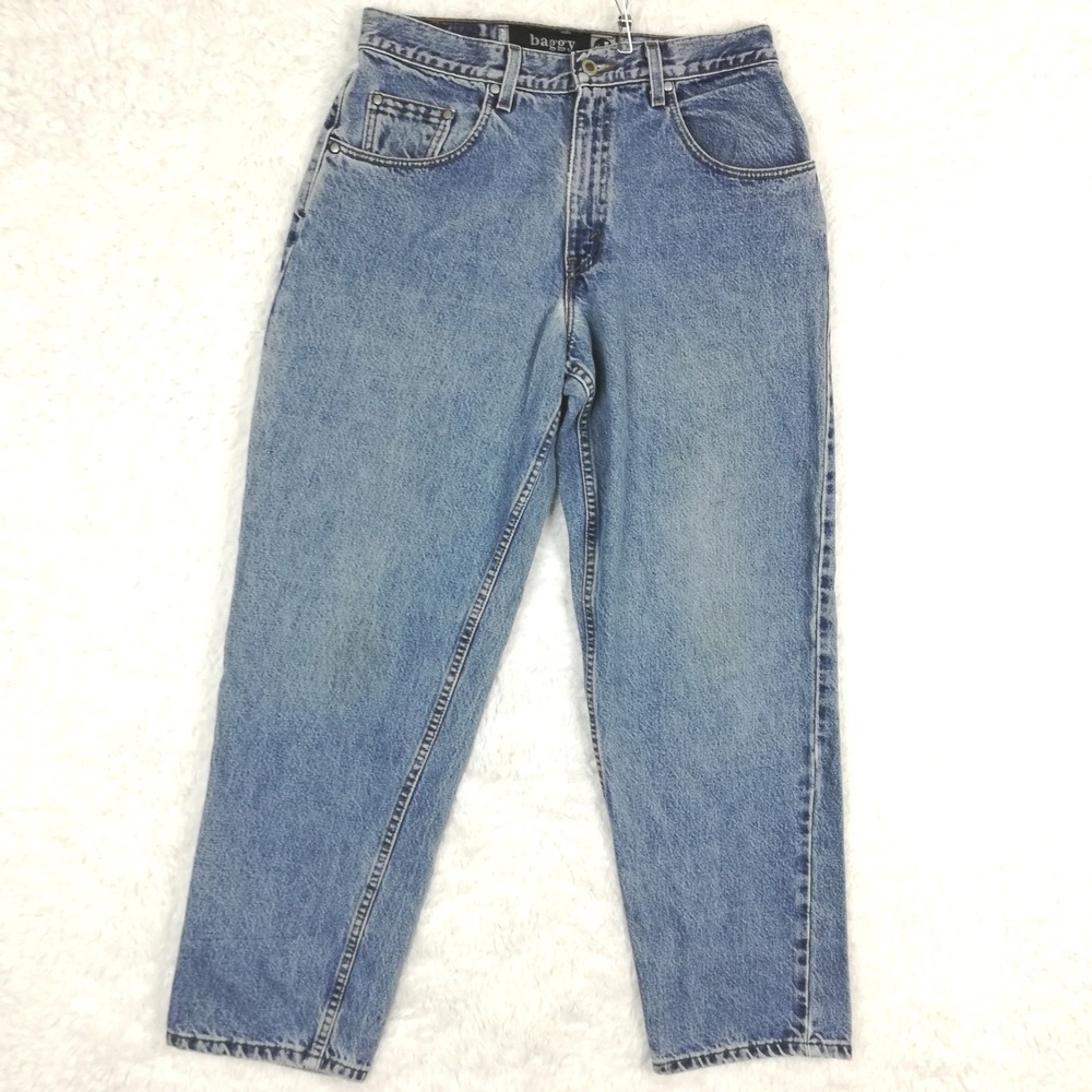 Vtg SilverTab Levi's Mens Jeans Baggy 90's Blue Denim Medium Wash 32x30